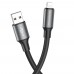 Кабель Borofone BX82 USB to Lightning 1m черный