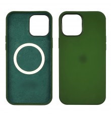 Чехол Full Silicone Case MagSafe для Apple iPhone 12 Pro Max 13 зелёный копия