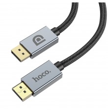 Мультимедийный кабель Hoco US04 8K DisplayPort 1.4 1m черный