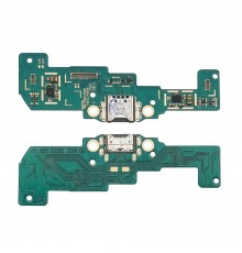 Разъём зарядки для Samsung T590 Galaxy TAB A10.5 на плате с микрофоном и компонентами