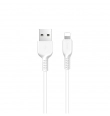Кабель Hoco X13 USB to Lightning 1m белый