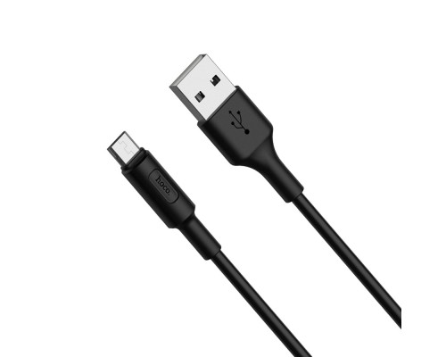 Кабель Hoco X25 USB to MicroUSB 1m черный