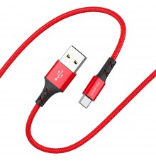 Кабель Borofone BX20 USB to MicroUSB 1m красный