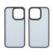 Чехол Colorful Matte Case для Apple iPhone 15 Pro Max темно-синий Люкс