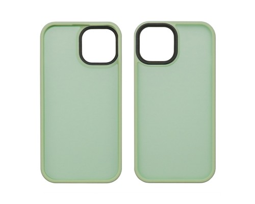 Чехол Colorful Matte Case для Apple iPhone 15 Plus светло-зеленый Люкс