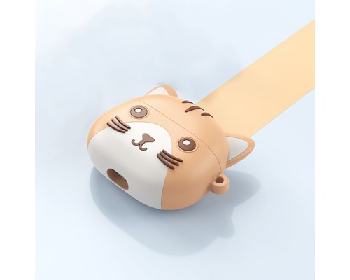 Наушники беспроводные вкладыши Hoco EW46 TWS khaki cat