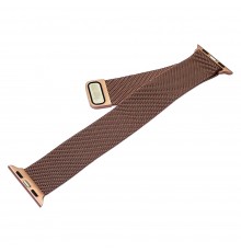 Ремешок Миланская петля для Apple Watch Band 38/ 40 mm золотисто-розовый