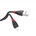 Кабель Hoco X27 USB to Lightning 1.2m черный