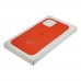 Чехол Leather Case with MagSafe для Apple iPhone 12/ 12 Pro 10 оранжевый