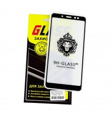 Защитное стекло для Xiaomi Redmi Note 5/ 5 Pro Full Glue Lion (0.3 мм, 2.5D, чёрное)