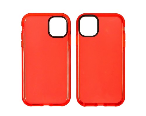 Чехол силиконовый Clear Neon для Apple iPhone 11 Pro цвет 14 красный