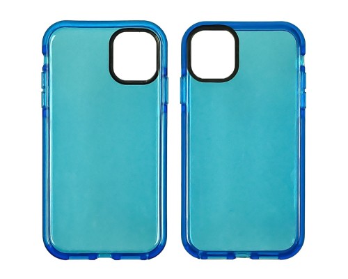 Чехол силиконовый Clear Neon для Apple iPhone 11 Pro Max цвет 13 синий
