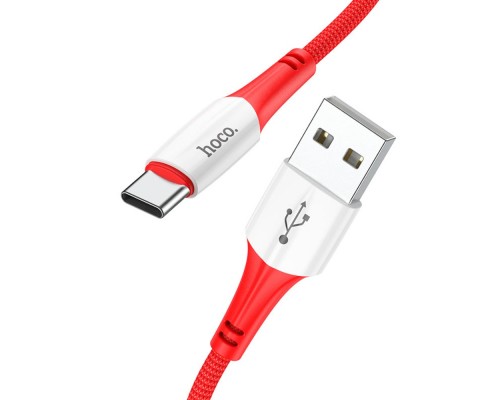 Кабель Hoco X70 USB to Type-C 1m красный