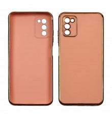 Чехол Glossy Color для Samsung A037 A03S цвет 2 розовый