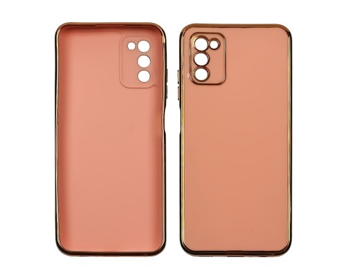 Чехол Glossy Color для Samsung A037 A03S цвет 2 розовый