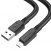 Кабель Borofone BX81 USB to MicroUSB 1m черный