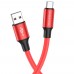 Кабель Borofone BX82 USB to Type-C 1m красный