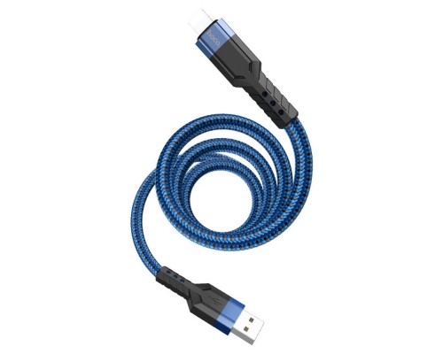 Кабель Hoco U110 USB to Lightning 1.2m синий