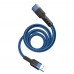 Кабель Hoco U110 USB to Lightning 1.2m синий