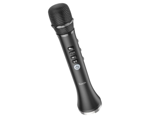 Беспроводной караоке микрофон коло Hoco BK9 черный