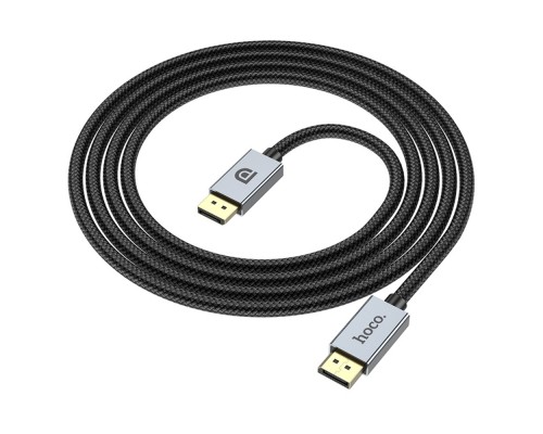 Мультимедийный кабель Hoco US04 8K DisplayPort 1.4 2m черный