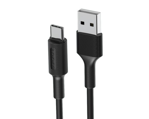 Кабель Borofone BX1 USB to Type-C 1m черный