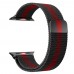 Ремешок металлический Hoco iWatch WA03 milanese steel 42/ 44/ 45/ 49mm black and red
