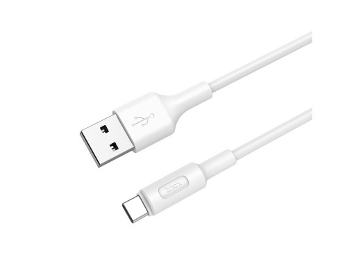 Кабель Hoco X25 USB to Type-C 1m белый