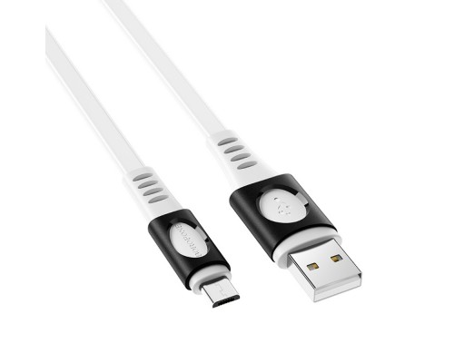 Кабель Borofone BX35 USB to MicroUSB 1m белый