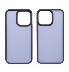Чехол Colorful Matte Case для Apple iPhone 15 Pro Max темно-фиолетовый Люкс