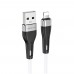 Кабель Borofone BX46 USB to Lightning 1m белый