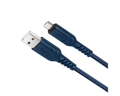 Кабель Hoco X59 USB to MicroUSB 1m синий