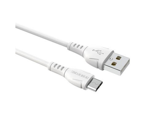 Кабель Borofone BX51 USB to MicroUSB 1m белый