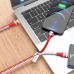 Кабель Hoco U97 2в1 USB to Type-C/ Lightning 1m черно-красный