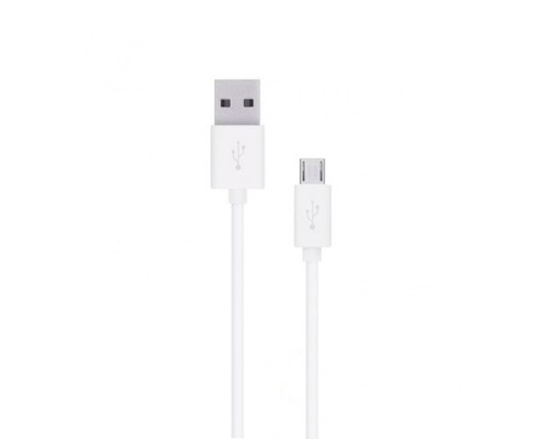 USB кабель для i9500 с удлинённым коннектором Micro 1A 1m белый