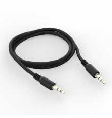 AUX кабель TRS 3.5 - TRS 3.5 (B Class) 1m черный