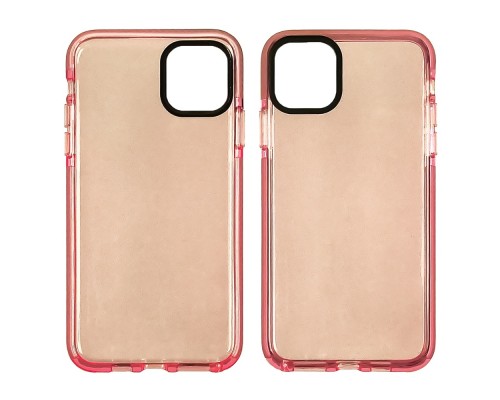 Чехол силиконовый Clear Neon для Apple iPhone 13 Pro цвет 06 светло-розовый