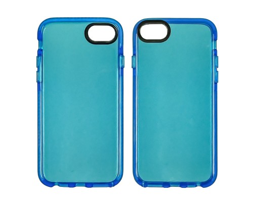 Чехол силиконовый Clear Neon для Apple iPhone 7/ 8/ Se2020 цвет 13 синий