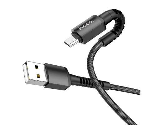 Кабель Hoco X71 USB to MicroUSB 1m черный
