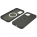 Чехол Full Silicone Case MagSafe для Apple iPhone 12 Pro Max 05 тёмно-серый копия