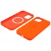 Чехол Full Silicone Case MagSafe для Apple iPhone 12/ 12 Pro 20 оранжевый копия