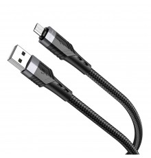 Кабель Borofone BU35 USB to MicroUSB 1.2m черный