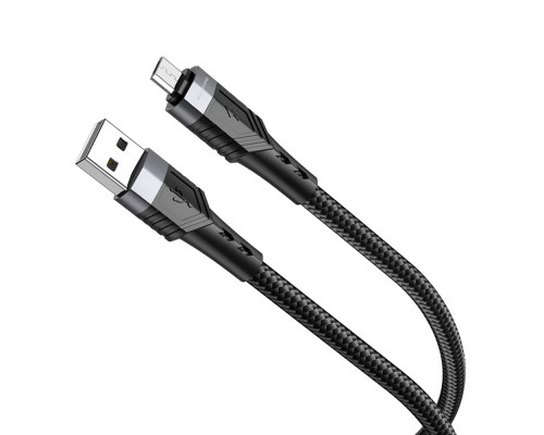 Кабель Borofone BU35 USB to MicroUSB 1.2m черный