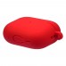 Чехол силиконовый с карабином для Apple AirPods Pro 2 цвет 04 красный Люкс