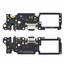 Разъём зарядки для Oppo A5 2020, A9 2020, A11 A11X, USB (Type-C) на плате с микрофоном и компонентами