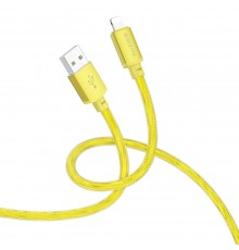 Кабель Borofone BX95 USB to Lightning 1m золотистый