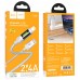 Кабель Hoco U126 с индикатором USB to Lightning 1.2m grey