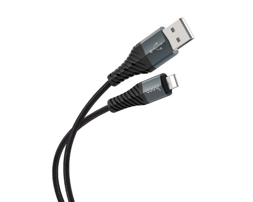 Кабель Hoco X38 USB to Lightning 1m черный