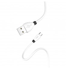 Кабель Hoco X27 USB to MicroUSB 1.2m белый