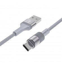 Кабель Borofone BX21 USB to Type-C 1m серебристый